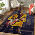 Carlos Santana On Stage Music Artist Art Teppich, Teppiche - Outdoor Teppich, Teppich Wohnzimmer, Küchenteppich, Kinderzimmer, Modern