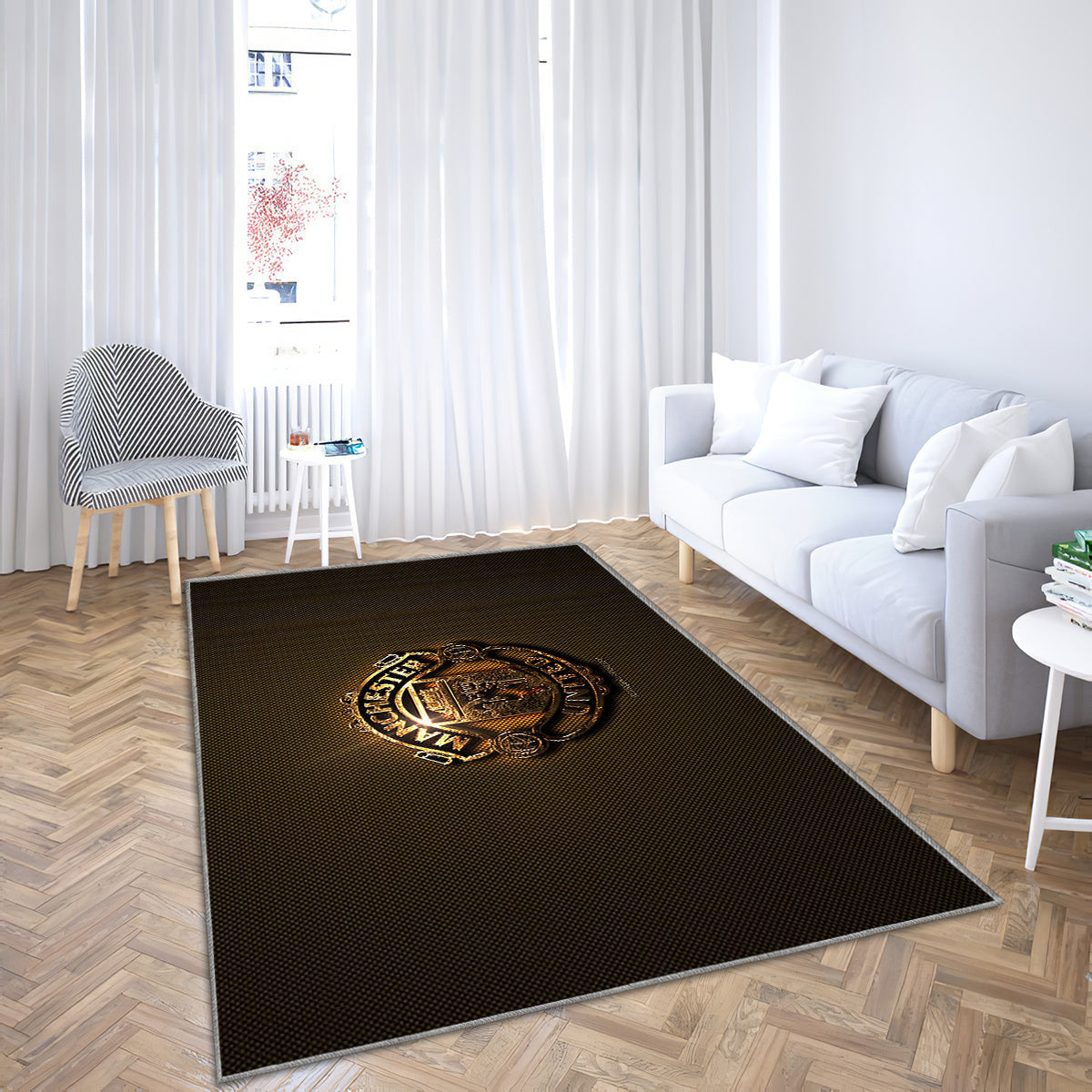 Manchester United Fc Teppich, Teppiche - Goldenes Logo Outdoor Teppich, Teppich Wohnzimmer, Küchenteppich, Kinderzimmer, Modern 1