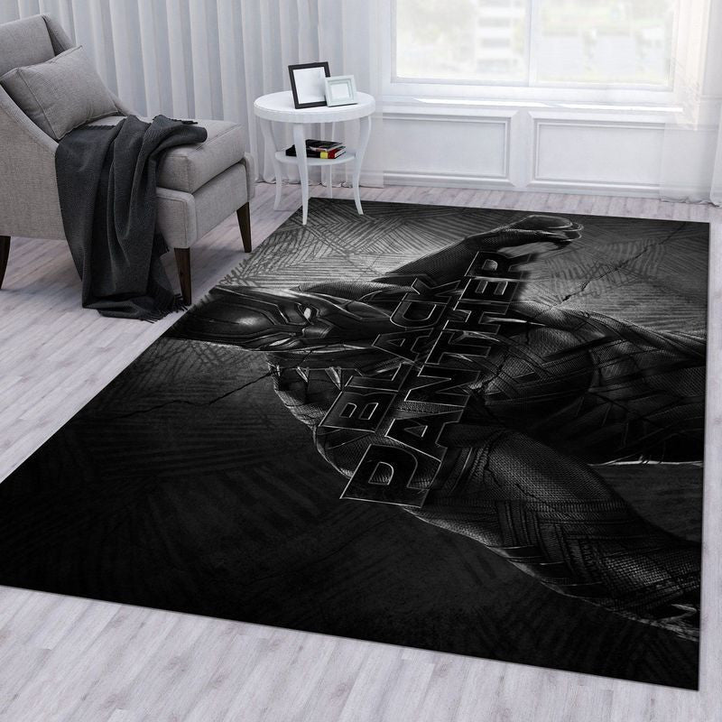Black Panther Marvel 7 Teppich, Teppiche - Outdoor Teppich, Teppich Wohnzimmer, Küchenteppich, Kinderzimmer, Modern