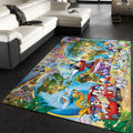 Disney Characters Ii Teppich, Teppiche - Outdoor Teppich, Teppich Wohnzimmer, Küchenteppich, Kinderzimmer, Modern