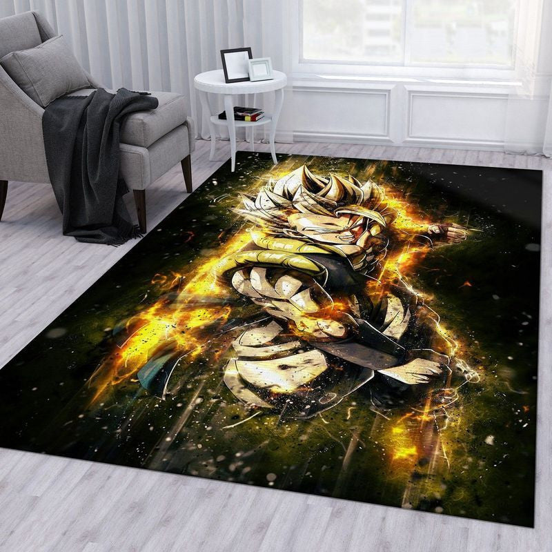 Anime Gogeta Aura Dragon Ball Teppich, Teppiche - Outdoor Teppich, Teppich Wohnzimmer, Küchenteppich, Kinderzimmer, Modern