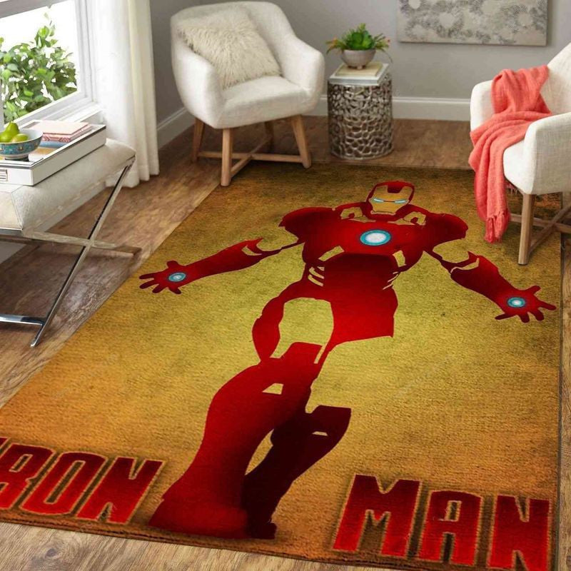 Iron Man Marvel 9 Teppich, Teppiche - Outdoor Teppich, Teppich Wohnzimmer, Küchenteppich, Kinderzimmer, Modern