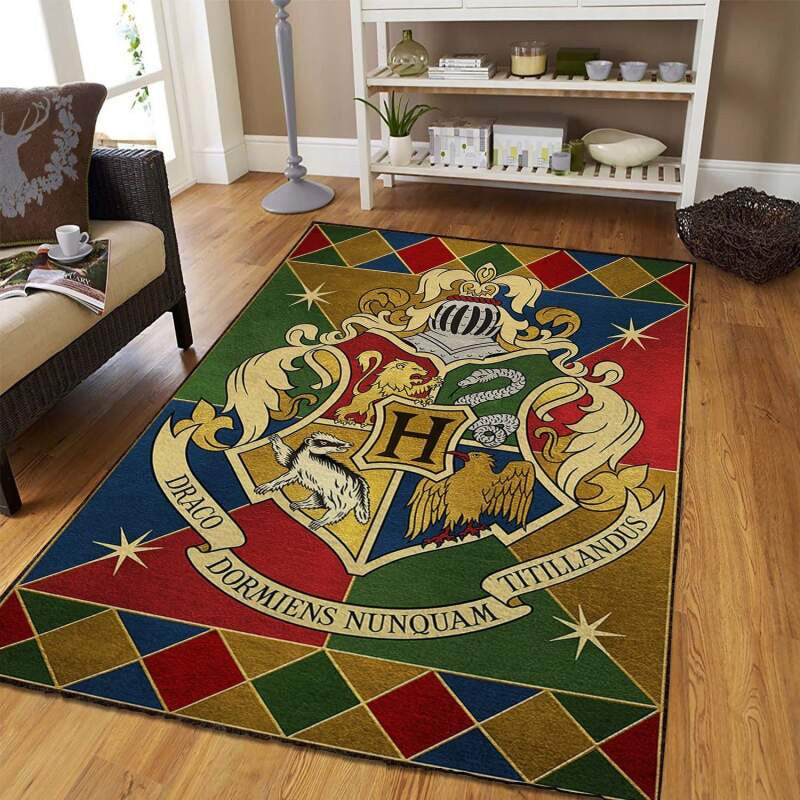 Harry Potter Hogwarts1002 Teppich, Teppiche - Outdoor Teppich, Teppich Wohnzimmer, Küchenteppich, Kinderzimmer, Modern