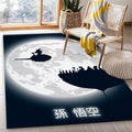 Dont Look At The Full Moon Anime Teppich, Teppiche - Outdoor Teppich, Teppich Wohnzimmer, Küchenteppich, Kinderzimmer, Modern