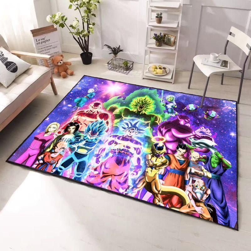Dragon Ball Super Teppich, Teppiche - Outdoor Teppich, Teppich Wohnzimmer, Küchenteppich, Kinderzimmer, Modern
