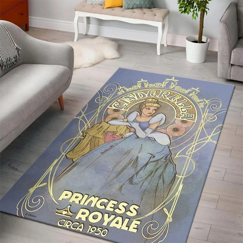 Aschenputtel Disney Prinzessin Charaktere Disney Filme E Teppich, Teppiche - Outdoor Teppich, Teppich Wohnzimmer, Küchenteppich, Kinderzimmer, Modern
