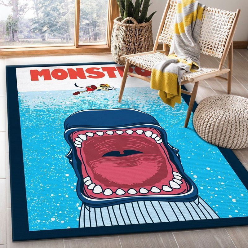 Monstro Disney Teppich, Teppiche - Outdoor Teppich, Teppich Wohnzimmer, Küchenteppich, Kinderzimmer, Modern