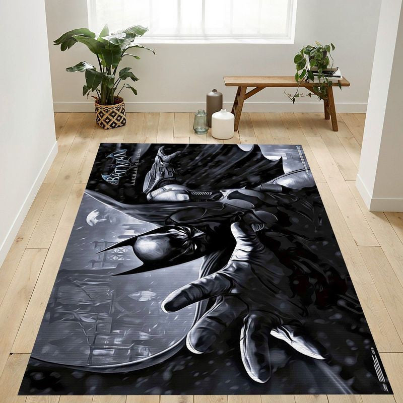 Batman Dc Comics Video Game Arkham Origins Batman Teppich, Teppiche - Outdoor Teppich, Teppich Wohnzimmer, Küchenteppich, Kinderzimmer, Modern