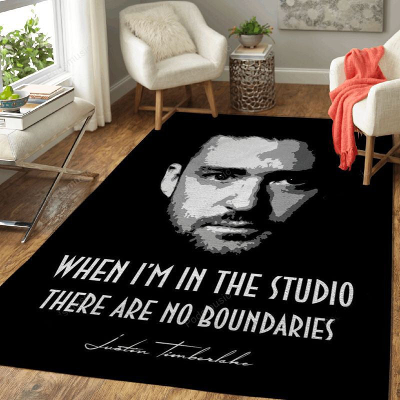 Justin Timberlake V10 Music Legends Art Teppich, Teppiche - Outdoor Teppich, Teppich Wohnzimmer, Küchenteppich, Kinderzimmer, Modern