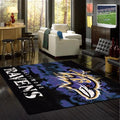 Baltimore Ravens Verblassen Teppich, Teppiche - Outdoor Teppich, Teppich Wohnzimmer, Küchenteppich, Kinderzimmer, Modern