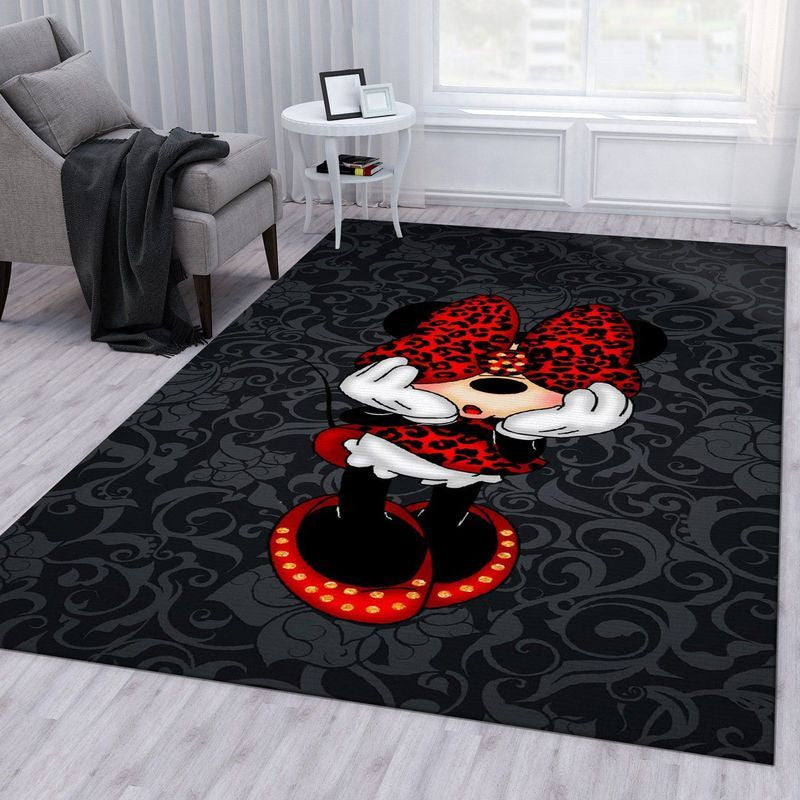 Minnie Mouse Disney 20 Teppich, Teppiche - Outdoor Teppich, Teppich Wohnzimmer, Küchenteppich, Kinderzimmer, Modern