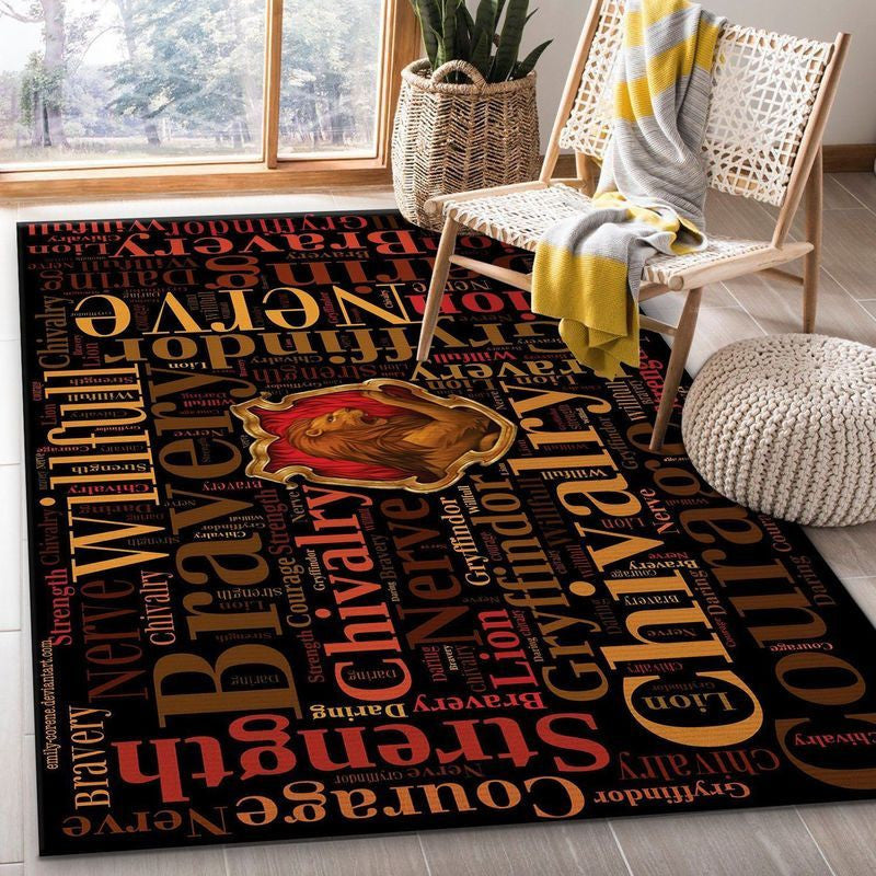 Gryffindor Harry Potter 3 Teppich, Teppiche - Outdoor Teppich, Teppich Wohnzimmer, Küchenteppich, Kinderzimmer, Modern