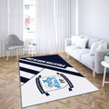 Preston North End Fc Teppich, Teppiche - Logo Weiß Blaue Abstraktion Outdoor Teppich, Teppich Wohnzimmer, Küchenteppich, Kinderzimmer, Modern