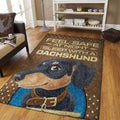 Feel Safe At Night Sleep With A Winnie Dachshund Teppich, Teppiche - Outdoor Teppich, Teppich Wohnzimmer, Küchenteppich, Kinderzimmer, Modern