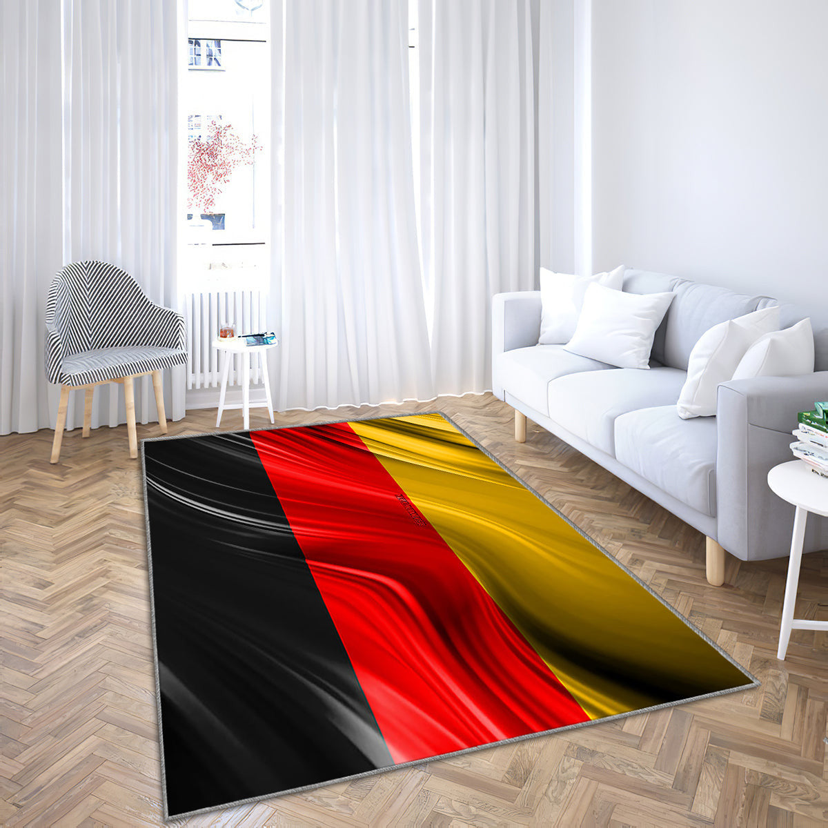 German Flag Teppich, Teppiche - Europäische Länder Outdoor Teppich, Teppich Wohnzimmer, Küchenteppich, Kinderzimmer, Modern