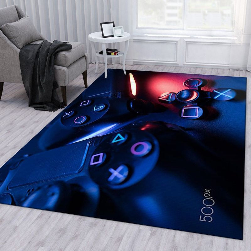 Playstation Light 1 Teppich, Teppiche - Outdoor Teppich, Teppich Wohnzimmer, Küchenteppich, Kinderzimmer, Modern