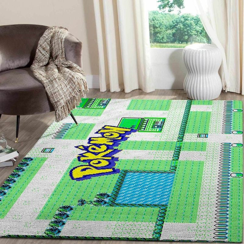 Pokemon 5 Teppich, Teppiche - Outdoor Teppich, Teppich Wohnzimmer, Küchenteppich, Kinderzimmer, Modern