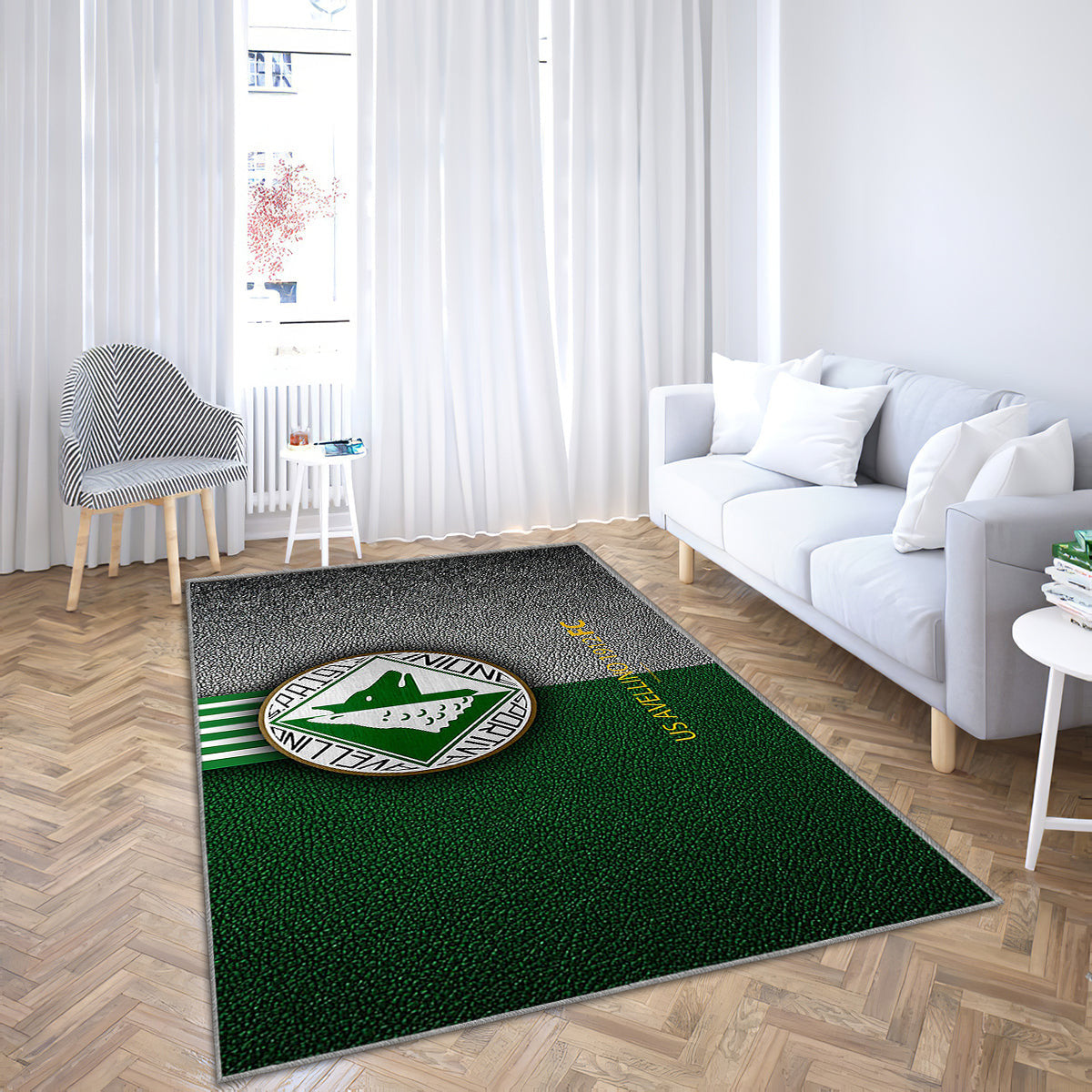 Us Avellino 1912 Fc Italian Football Club Teppich, Teppiche - Serie B Outdoor Teppich, Teppich Wohnzimmer, Küchenteppich, Kinderzimmer, Modern