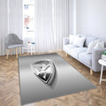 VfL Bochum Teppich, Teppiche - 3D-Stahllogo Outdoor-Teppich, Wohnzimmerteppich, Küchenteppich, Kinderzimmer, Modern