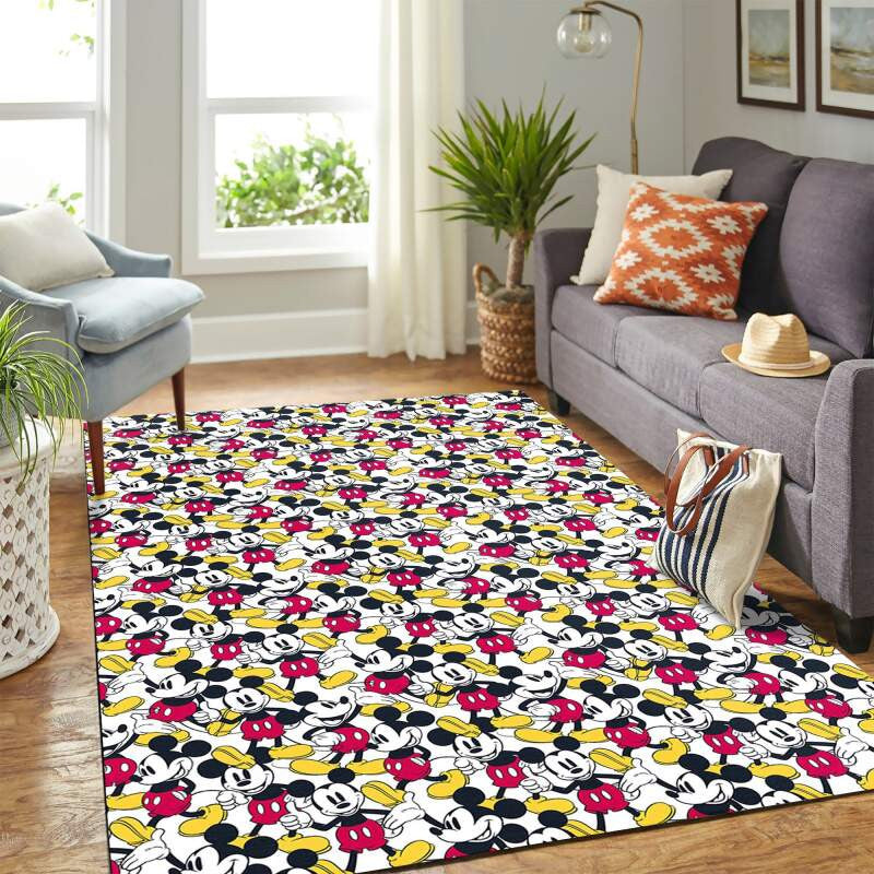 Mickey Pattern Teppich, Teppiche - Outdoor Teppich, Teppich Wohnzimmer, Küchenteppich, Kinderzimmer, Modern