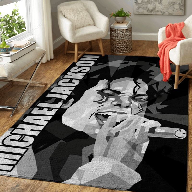 Michael Jackson Legendary Music Art Teppich, Teppiche - Outdoor Teppich, Teppich Wohnzimmer, Küchenteppich, Kinderzimmer, Modern
