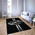 Juventus Schwarz Football Club Teppich, Teppiche - Outdoor Teppich, Teppich Wohnzimmer, Küchenteppich, Kinderzimmer, Modern