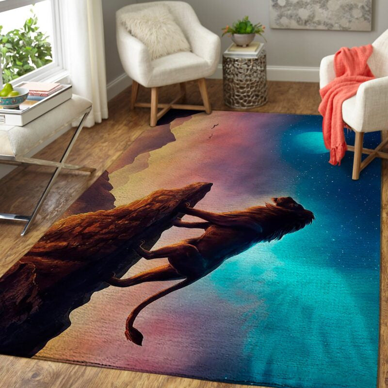 Lion King Teppich, Teppiche - Outdoor Teppich, Teppich Wohnzimmer, Küchenteppich, Kinderzimmer, Modern