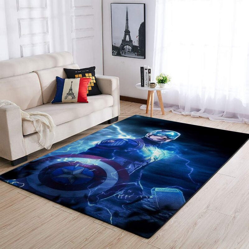 Captain America Avengers Bode 2 Teppich, Teppiche - Outdoor Teppich, Teppich Wohnzimmer, Küchenteppich, Kinderzimmer, Modern