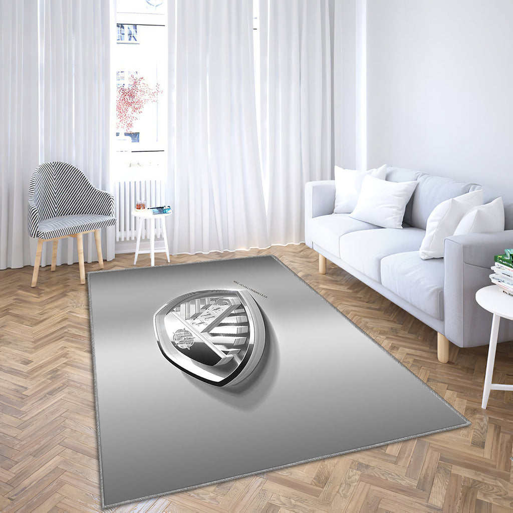 Leeds United Fc Teppich, Teppiche - 3D-Stahllogo Outdoor Teppich, Teppich Wohnzimmer, Küchenteppich, Kinderzimmer, Modern