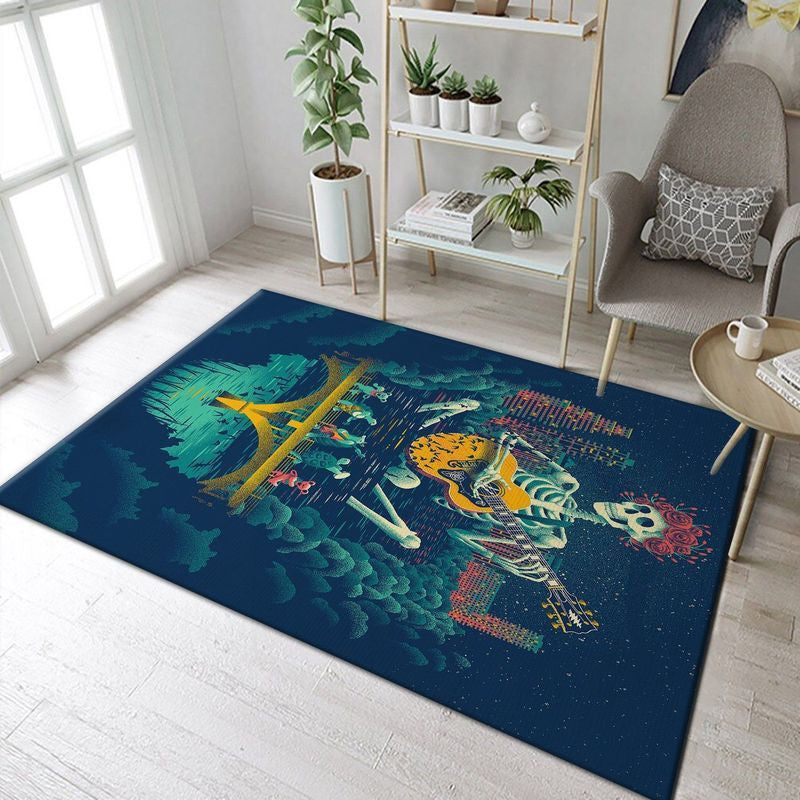 Grateful Dead Xvii Teppich, Teppiche - Outdoor Teppich, Teppich Wohnzimmer, Küchenteppich, Kinderzimmer, Modern