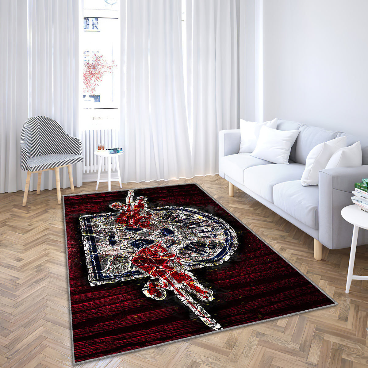 RB Leipzig FC Teppich, Teppiche – Teppich mit verbranntem Logo für den Außenbereich, Wohnzimmerteppich, Küchenteppich, Kinderzimmer, modern