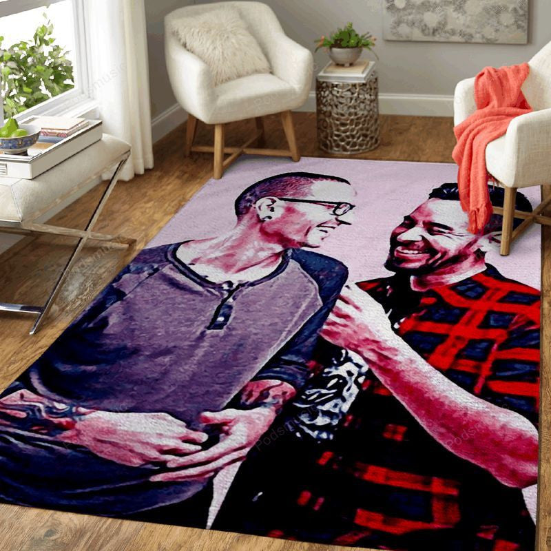 Linkin Park 360 Music Art Teppich, Teppiche - Outdoor Teppich, Teppich Wohnzimmer, Küchenteppich, Kinderzimmer, Modern