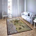 Dundd Schwert Kuste Karte Teppich, Teppiche - Outdoor Teppich, Teppich Wohnzimmer, Küchenteppich, Kinderzimmer, Modern