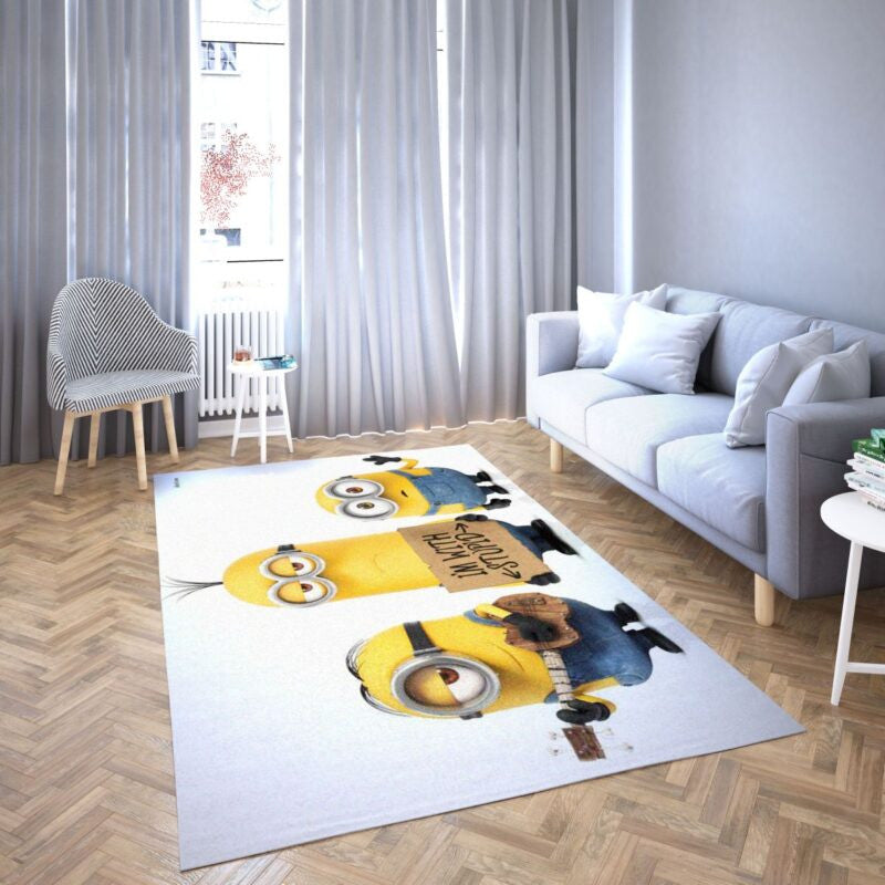 Minions Als Marval Karikatur Lieblings 18 Teppich, Teppiche - Outdoor Teppich, Teppich Wohnzimmer, Küchenteppich, Kinderzimmer, Modern