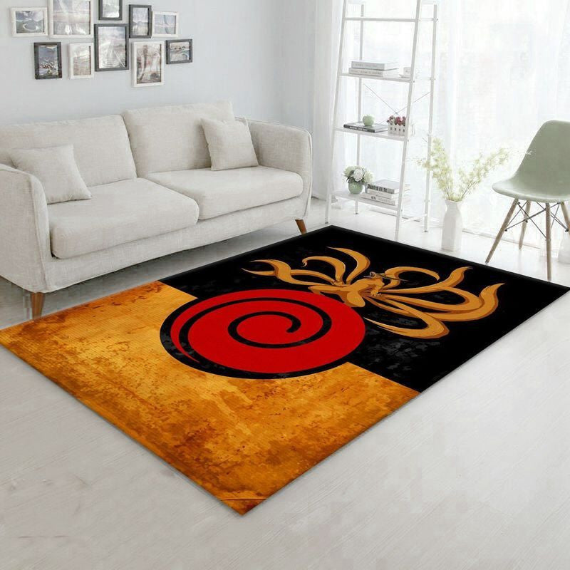 Naruto Kurama 1 Anime Teppich, Teppiche - Outdoor Teppich, Teppich Wohnzimmer, Küchenteppich, Kinderzimmer, Modern