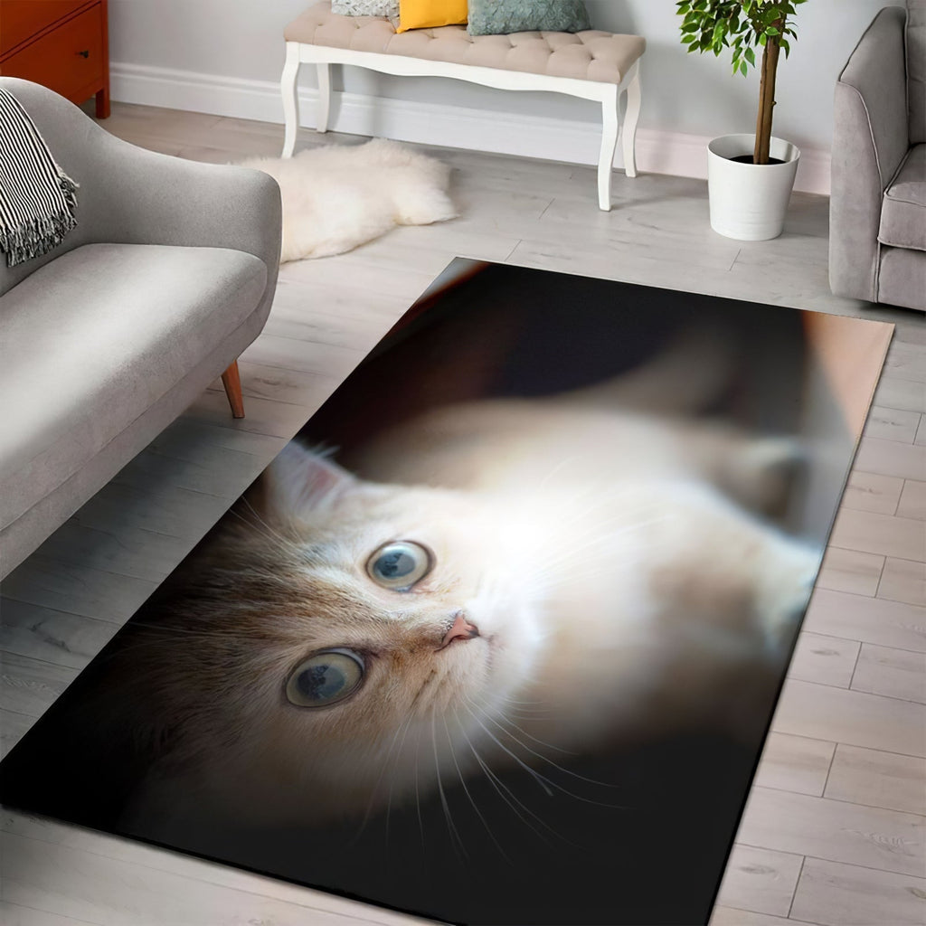 British Shorthair Closeup Teppich, Teppiche - Outdoor Teppich, Teppich Wohnzimmer, Küchenteppich, Kinderzimmer, Modern