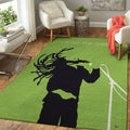 My Bob Marley Music Artwork Minimal Music Artworks Art Teppich, Teppiche - Outdoor Teppich, Teppich Wohnzimmer, Küchenteppich, Kinderzimmer, Modern