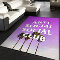 Anti Social Club Teppich, Teppiche - Outdoor Teppich, Teppich Wohnzimmer, Küchenteppich, Kinderzimmer, Modern