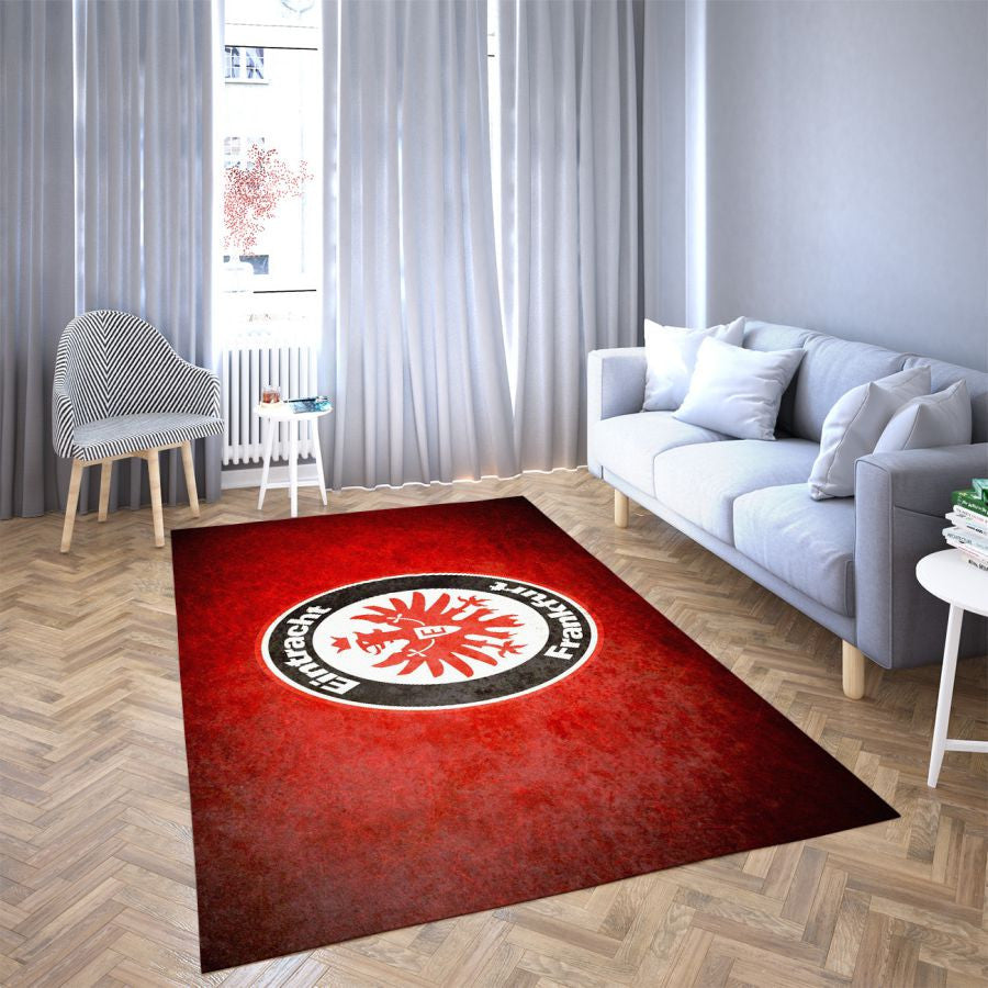 Eintracht Frankfurt LieblingsFußballverein 4 Teppich, Teppiche - Outdoor Teppich, Teppich Wohnzimmer, Küchenteppich, Kinderzimmer, Modern