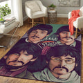 Beatles Band Members Love Art Teppich, Teppiche - Outdoor Teppich, Teppich Wohnzimmer, Küchenteppich, Kinderzimmer, Modern