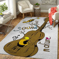 Music Guitar Sound Nature Music Art Teppich, Teppiche - Outdoor Teppich, Teppich Wohnzimmer, Küchenteppich, Kinderzimmer, Modern