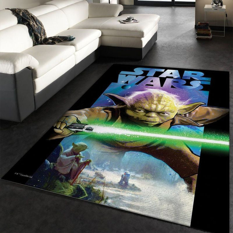 Mandalorian Baby Yoda Star Wars 128 Teppich, Teppiche - Outdoor Teppich, Teppich Wohnzimmer, Küchenteppich, Kinderzimmer, Modern