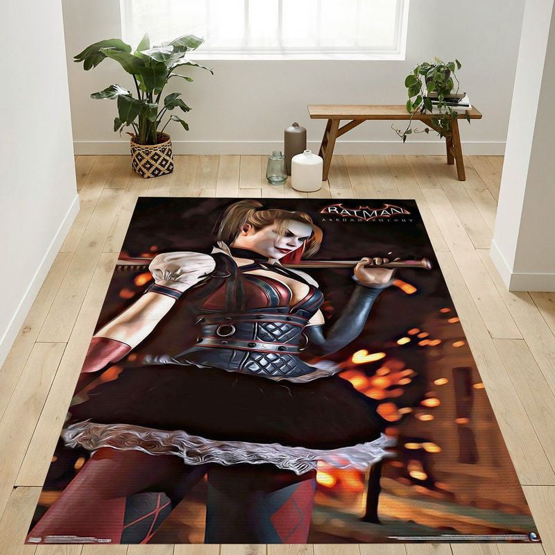 Dc Comics Video Game Arkham Knight Harley Quinn Teppich, Teppiche - Outdoor Teppich, Teppich Wohnzimmer, Küchenteppich, Kinderzimmer, Modern