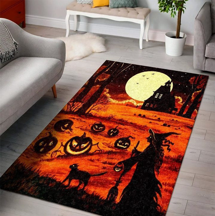 Halloween E 4 Teppich, Teppiche - Outdoor Teppich, Teppich Wohnzimmer, Küchenteppich, Kinderzimmer, Modern