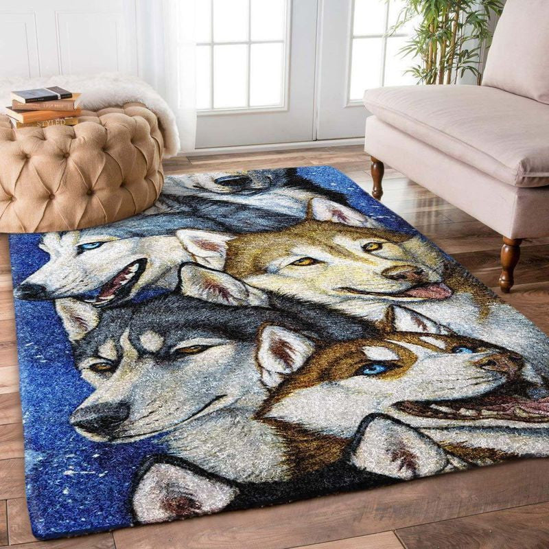 Husky 4 Teppich, Teppiche - Outdoor Teppich, Teppich Wohnzimmer, Küchenteppich, Kinderzimmer, Modern