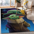 Mandalorian Baby Yoda Star Wars 49 Teppich, Teppiche - Outdoor Teppich, Teppich Wohnzimmer, Küchenteppich, Kinderzimmer, Modern