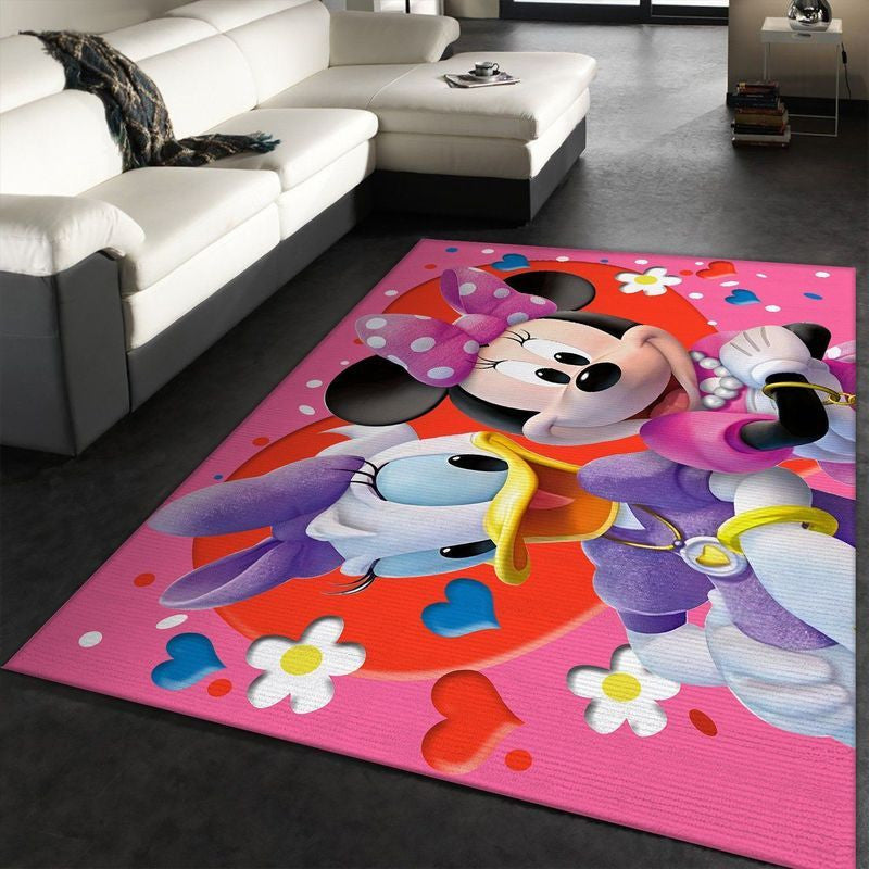 Minnie Mouse 3 Teppich, Teppiche - Outdoor Teppich, Teppich Wohnzimmer, Küchenteppich, Kinderzimmer, Modern