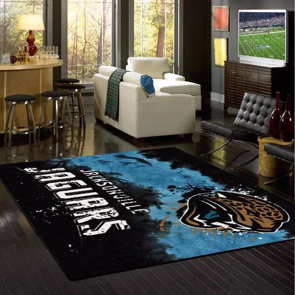 Jacksonville Jaguars Verblassen Teppich, Teppiche - Outdoor Teppich, Teppich Wohnzimmer, Küchenteppich, Kinderzimmer, Modern