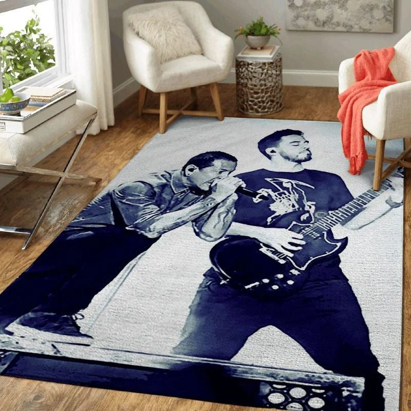 Linkin Park 406 Music Art Teppich, Teppiche - Outdoor Teppich, Teppich Wohnzimmer, Küchenteppich, Kinderzimmer, Modern