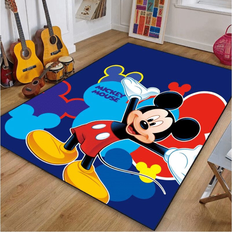 Disney Mickey Minnie Mouse 20 Teppich, Teppiche - Outdoor Teppich, Teppich Wohnzimmer, Küchenteppich, Kinderzimmer, Modern
